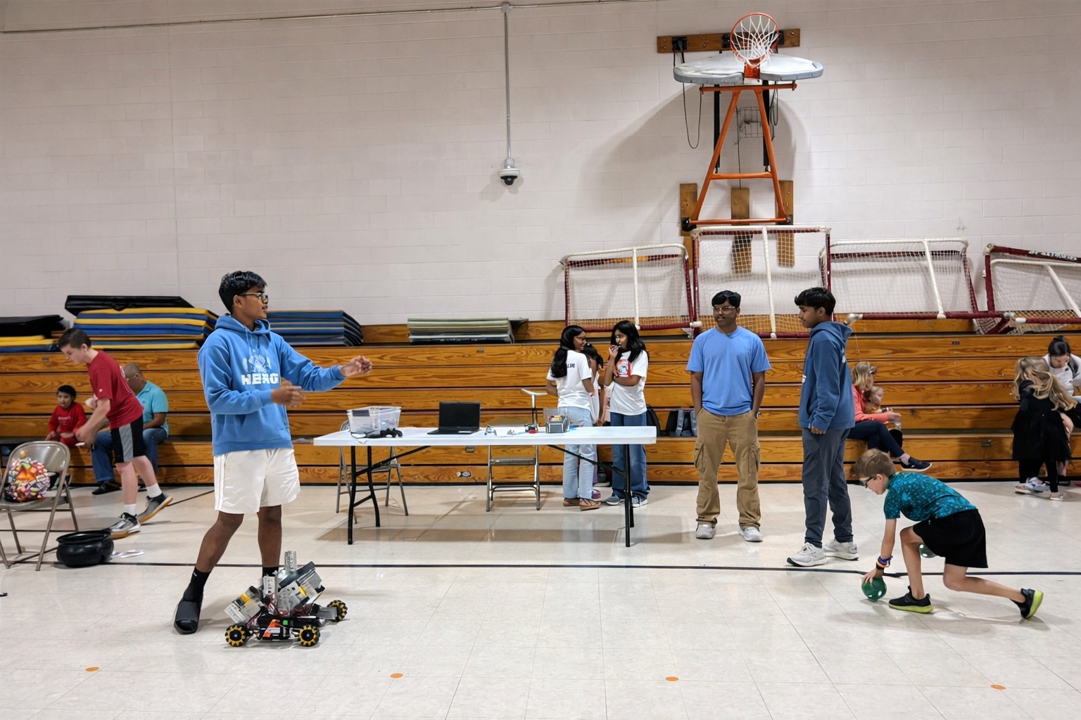 H.E.R.O. robotics demo at Banner Elementary School